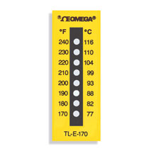 Non-Reversible Temperature Labels